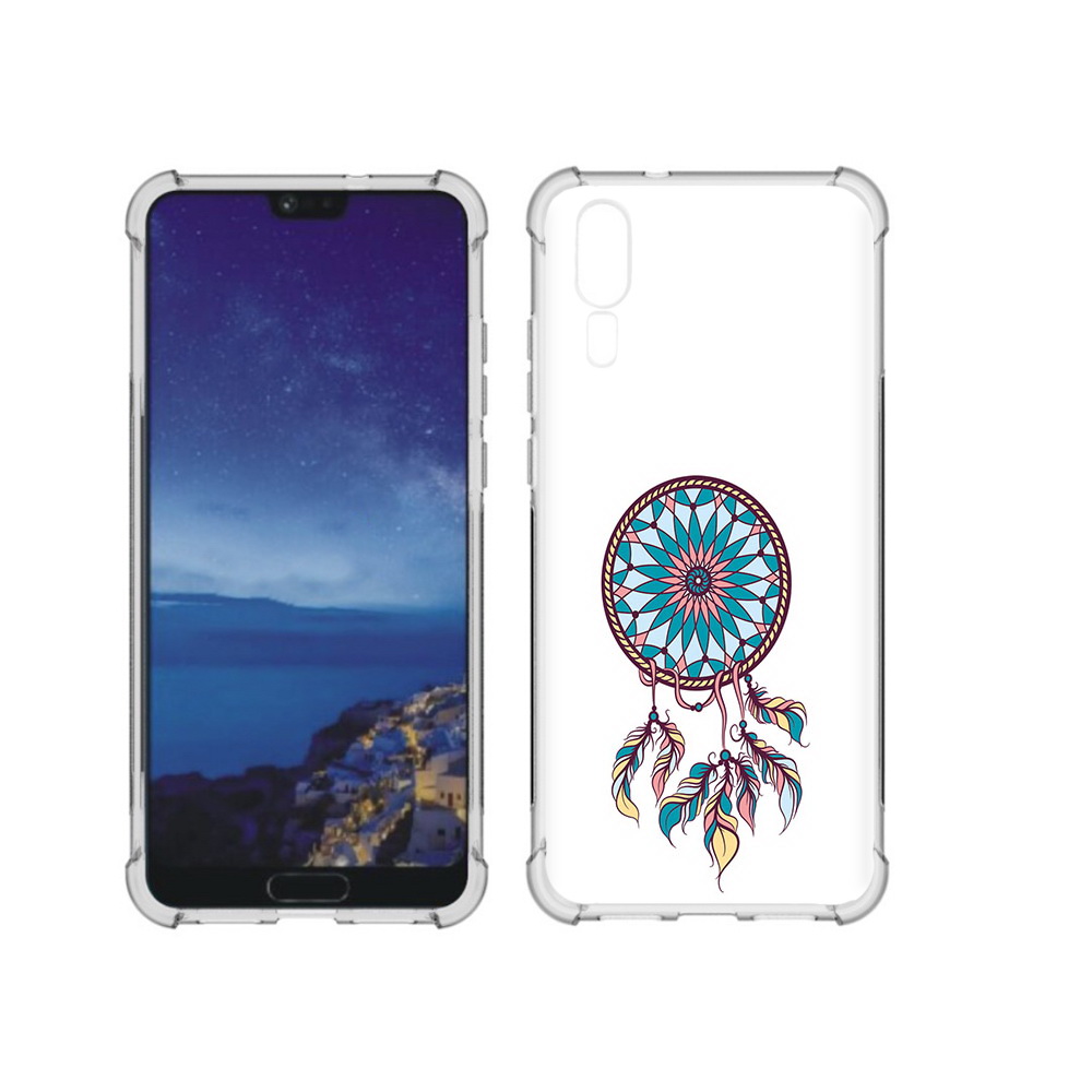 

Чехол MyPads Tocco для Huawei P20 ловец снов синий (PT108006.52.443), Прозрачный, Tocco