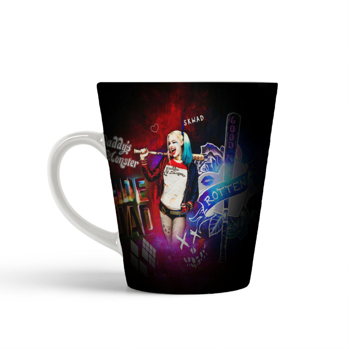 

Конусная кружка CoolPodarok По сериалу Харли Квинн Harley Quinn