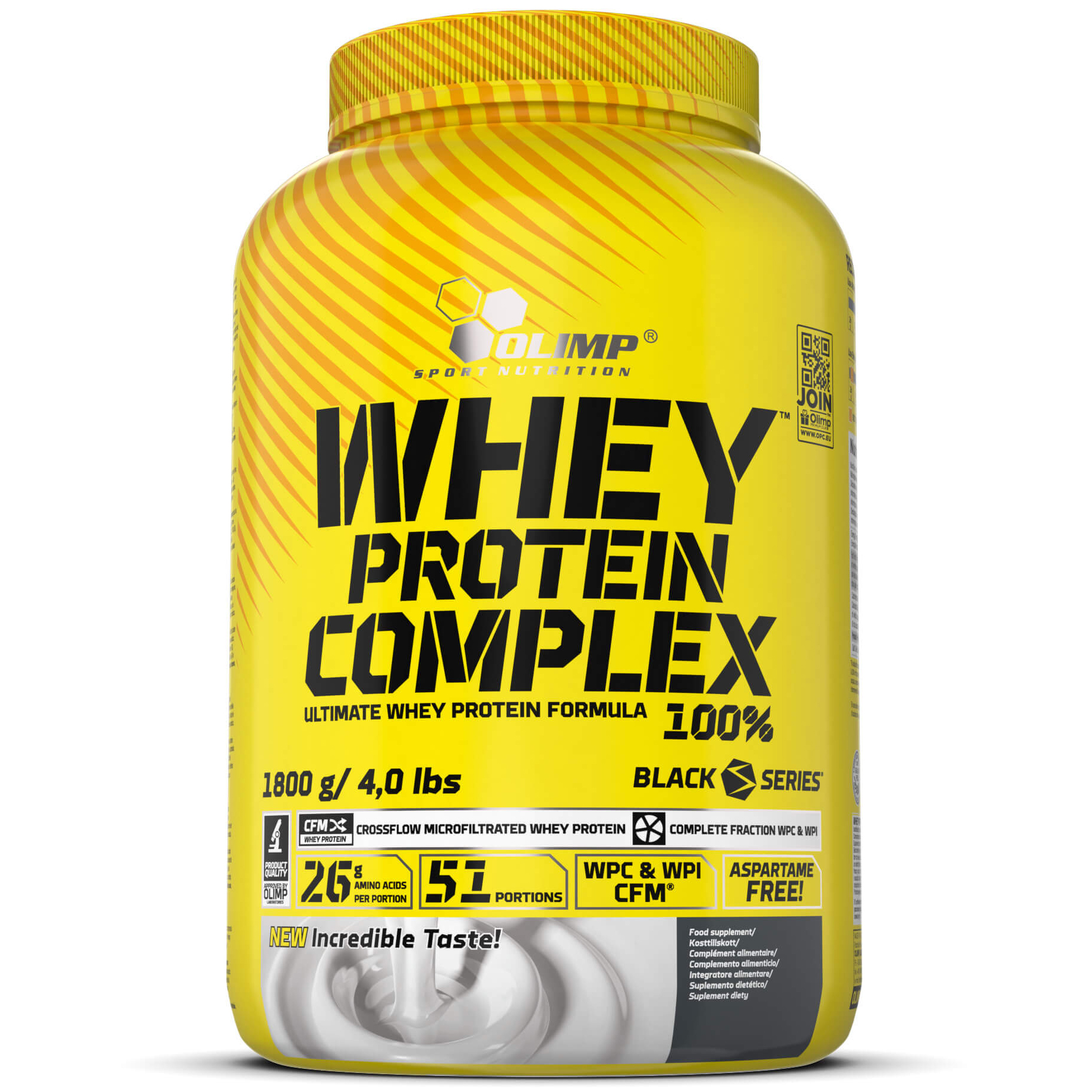 Olimp Whey Protein Complex 100% - 1800 грамм (черника)