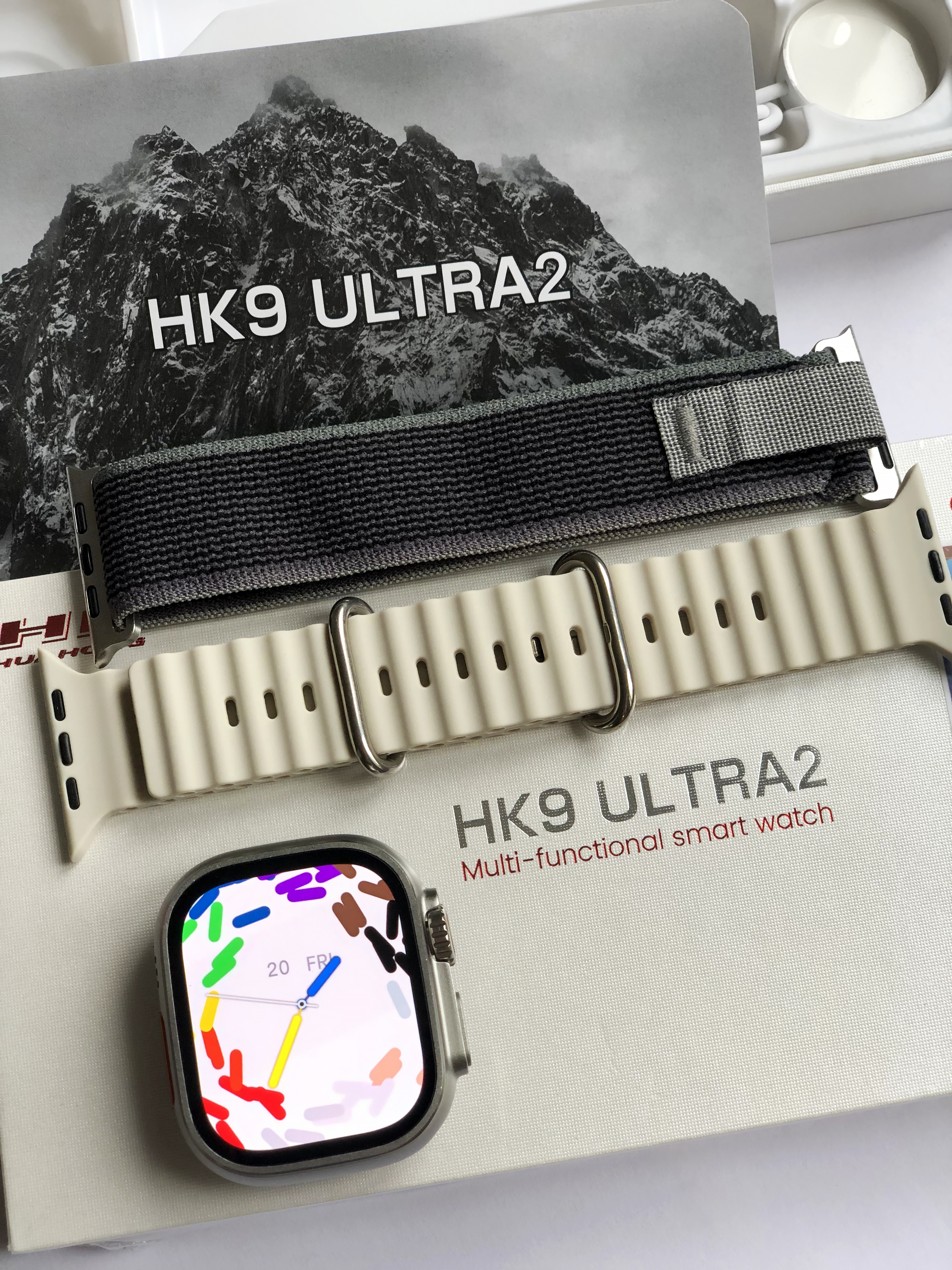 

Смарт-часы HK9 Ultra2 AMOLED 49 мм 2Гб два ремешка, HK9. Ultra2
