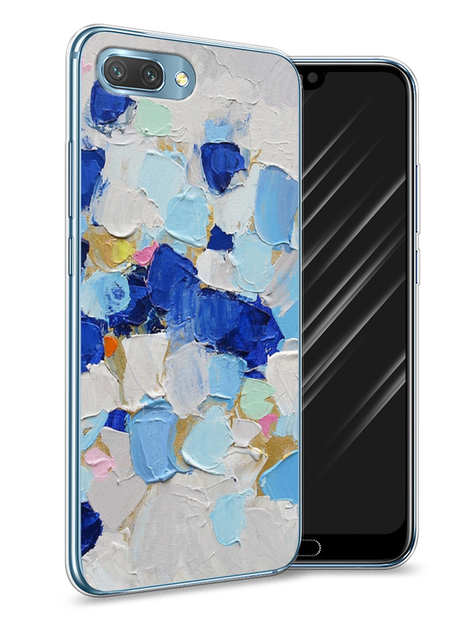 

Чехол Awog на Honor 10 "Холст сине-белый", Синий, 65350-10