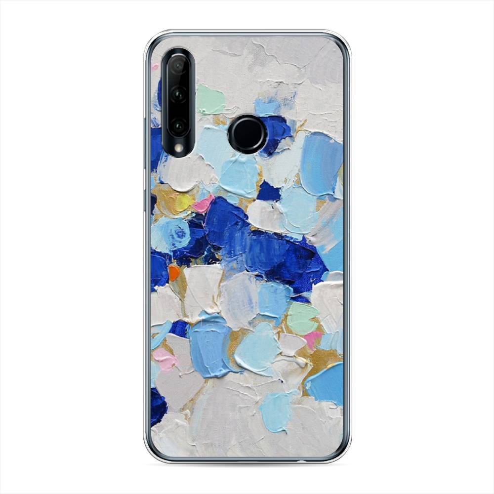 

Чехол Awog на Honor 10i "Холст сине-белый", Синий, 68850-10