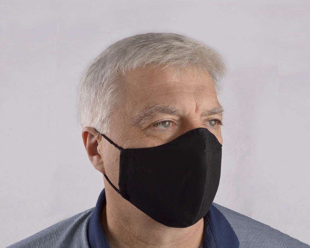 Многоразовая маска мужская Sitabella 1001 черная
