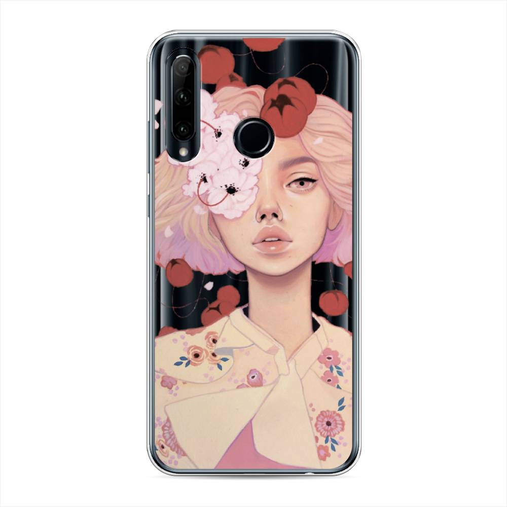 

Чехол Awog на Honor 10i "Цветочная анархия", Бежевый;розовый;красный, 68850-7