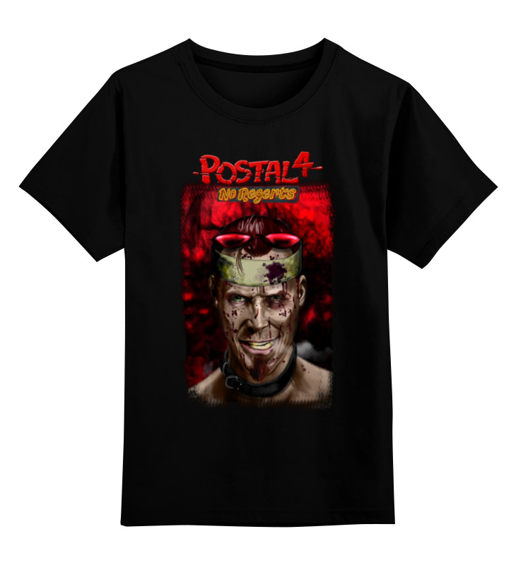 

Детская футболка Printio Postal 4 цв.черный р.116, 0000002966448