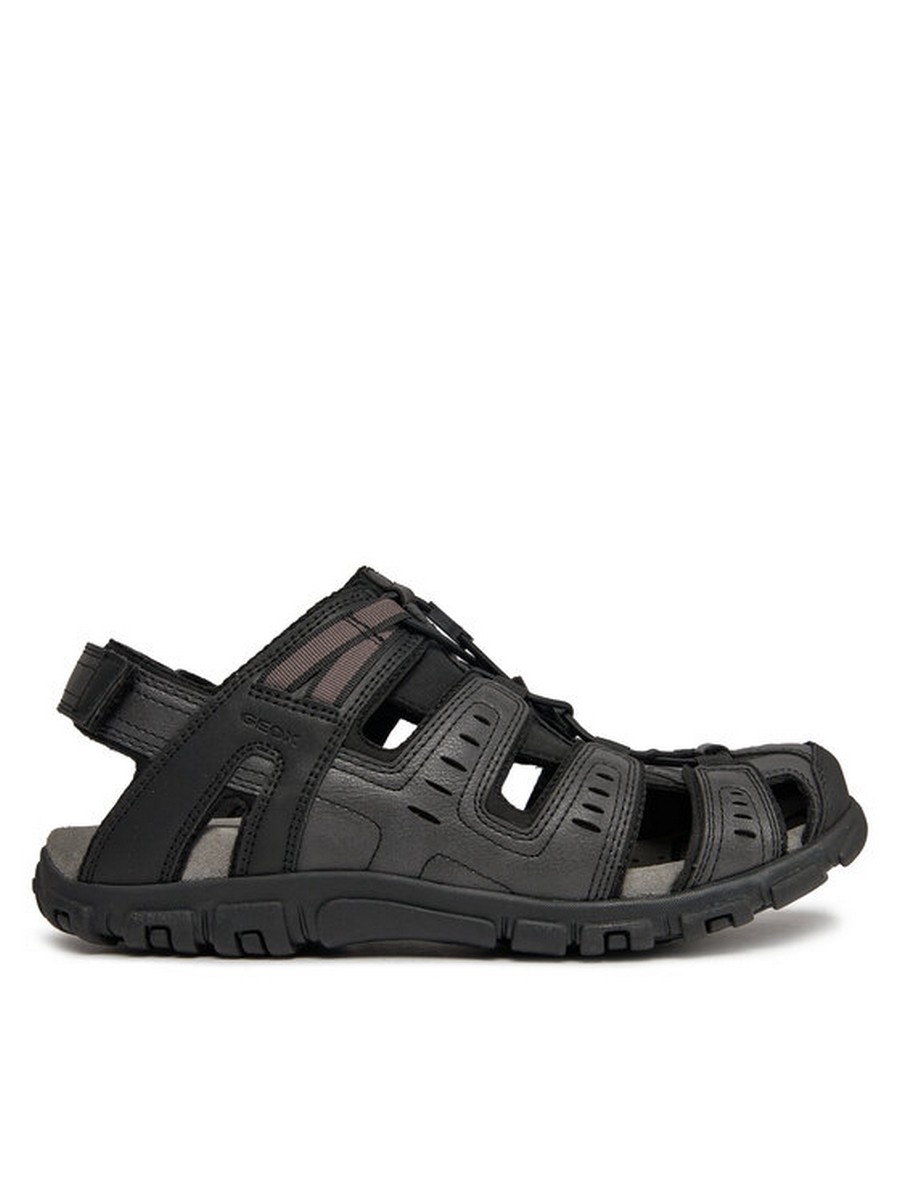 

Сандалии мужские GEOX Uomo Sandal Strada U4524C 000ME C9999 черные 41 EU, Черный, Uomo Sandal Strada U4524C 000ME C9999