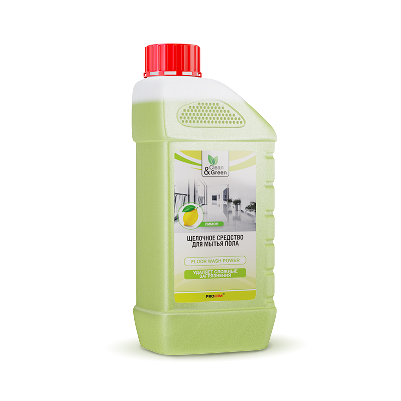 фото Щелочное средство для мытья пола 1 л. clean&green cg8032
