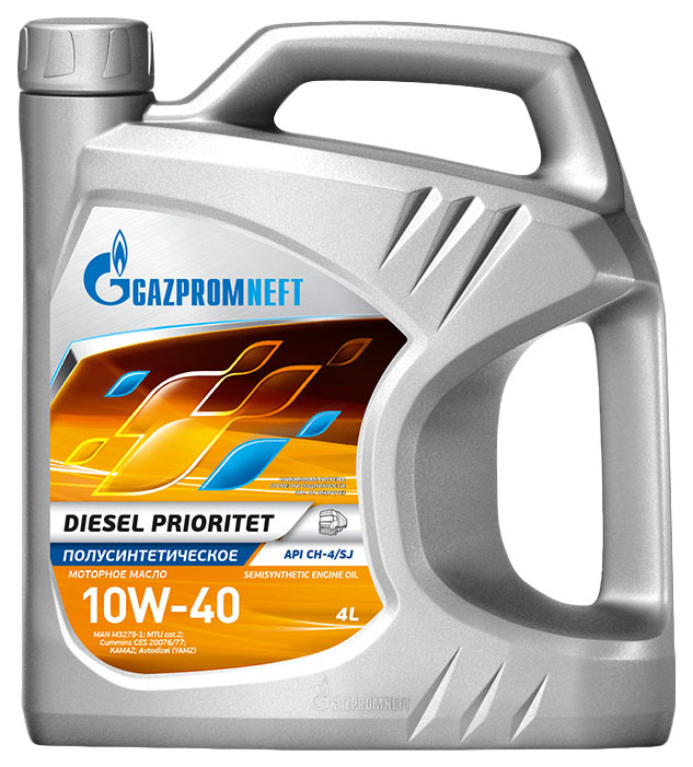 Моторное масло Gazpromneft полусинтетическое Diesel Prioritet 10W40 5л