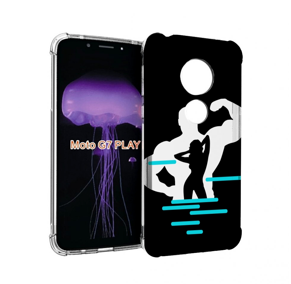 

Чехол MyPads фитнес-тренировка для Motorola Moto G7 Play, Прозрачный, Tocco