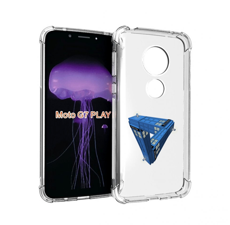 

Чехол MyPads головолока абстракция для Motorola Moto G7 Play, Прозрачный, Tocco