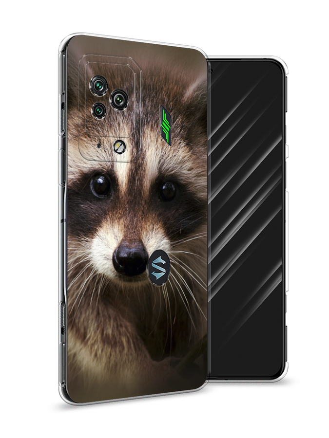 

Чехол Awog на Xiaomi Black Shark 5 Pro "Енот", Разноцветный, 314150-1