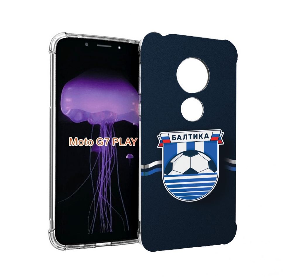 

Чехол MyPads фк балтика калининград мужской для Motorola Moto G7 Play, Прозрачный, Tocco