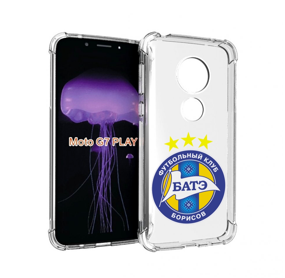

Чехол MyPads фк батэ борисов мужской для Motorola Moto G7 Play, Прозрачный, Tocco