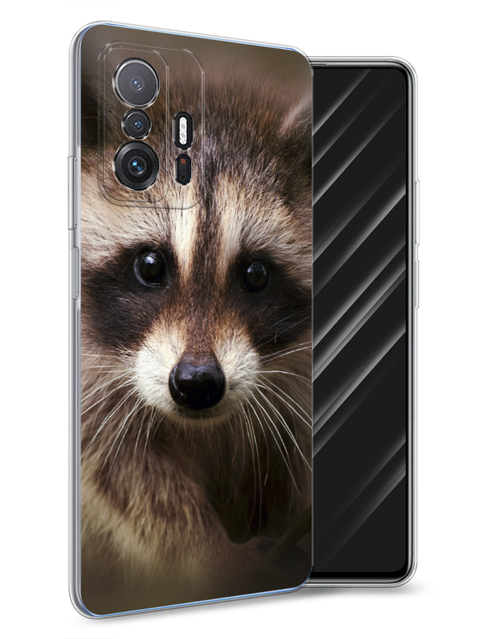 

Чехол Awog на Xiaomi Mi 11T/11T Pro "Енот", Разноцветный, 313750-1