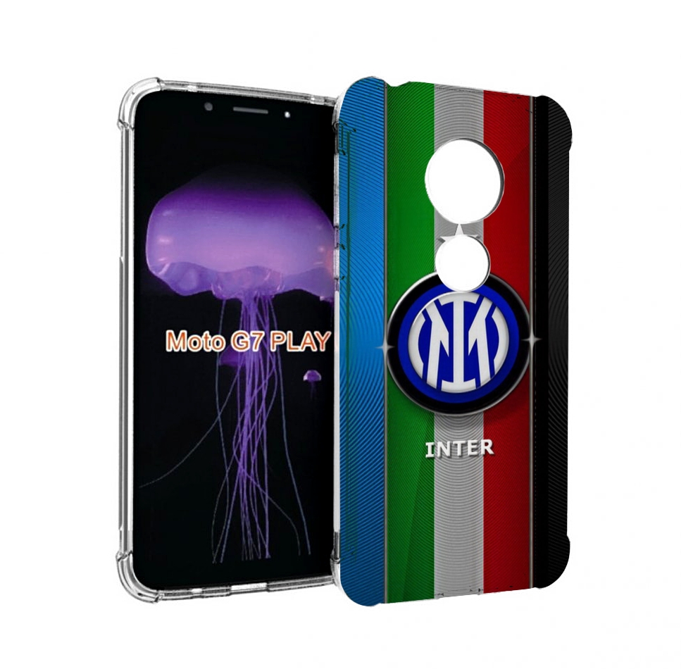 

Чехол MyPads фк интер милан для Motorola Moto G7 Play, Прозрачный, Tocco