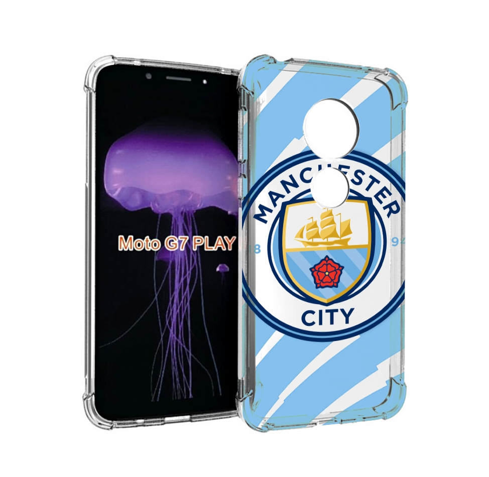 

Чехол MyPads фк манчестер сити для Motorola Moto G7 Play, Прозрачный, Tocco