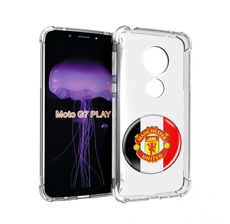 

Чехол MyPads фк манчестер юнаитед мужской для Motorola Moto G7 Play, Прозрачный, Tocco