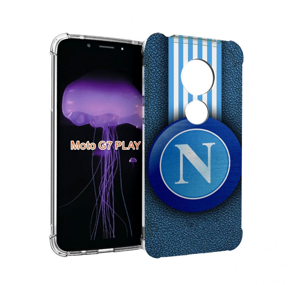 

Чехол MyPads фк наполи мужской для Motorola Moto G7 Play, Прозрачный, Tocco