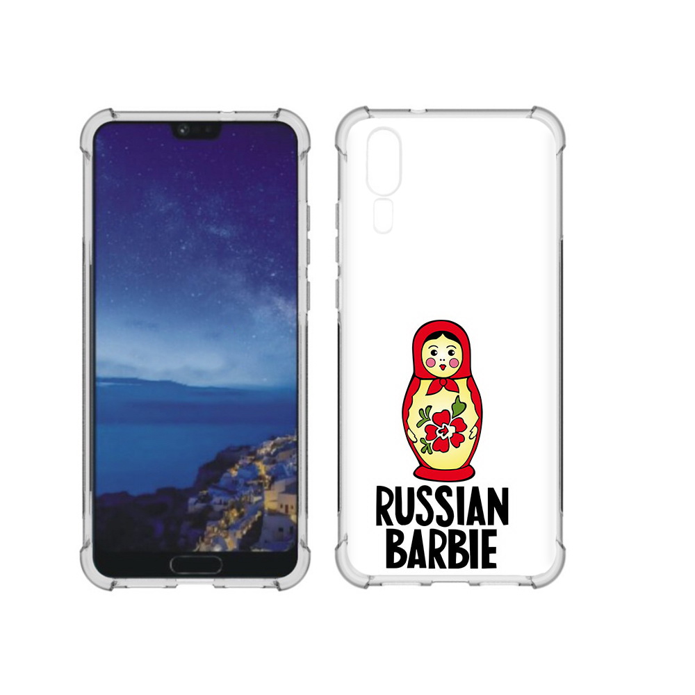 

Чехол MyPads Tocco для Huawei P20 матрешка (PT108006.52.459), Прозрачный, Tocco