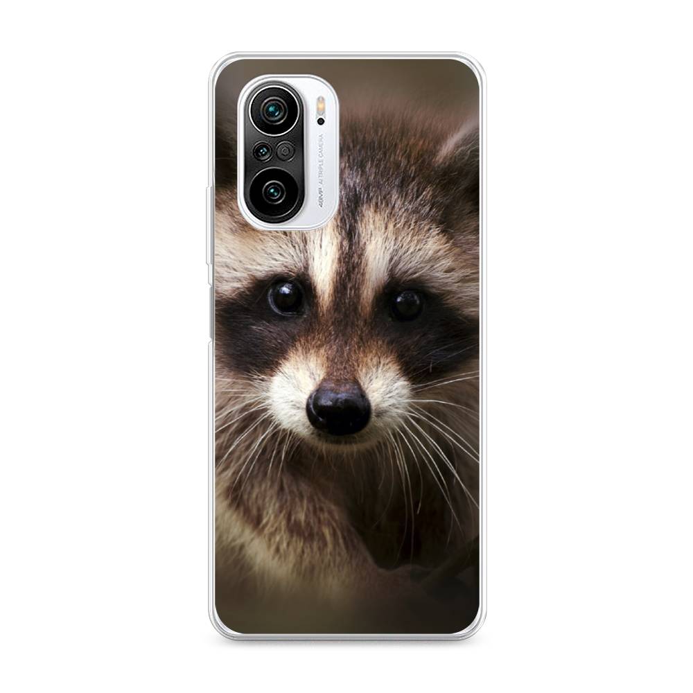 

Чехол Awog на Xiaomi Redmi K40 "Енот", Разноцветный, 310950-1