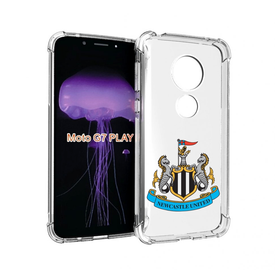 

Чехол MyPads фк ньюкасл для Motorola Moto G7 Play, Прозрачный, Tocco
