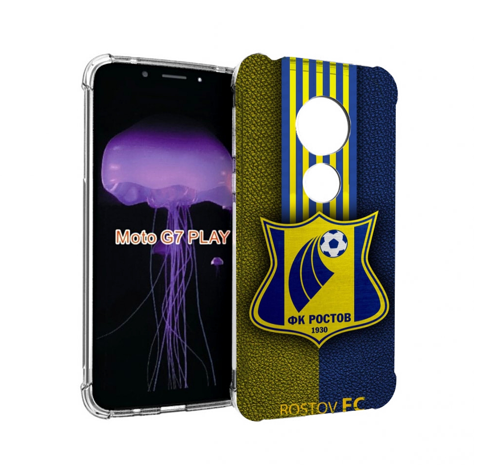 

Чехол MyPads фк ростов мужской для Motorola Moto G7 Play, Прозрачный, Tocco