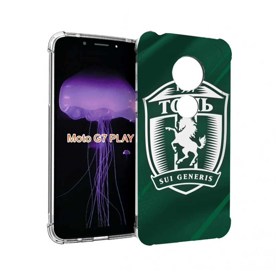 

Чехол MyPads фк томь томск для Motorola Moto G7 Play, Прозрачный, Tocco