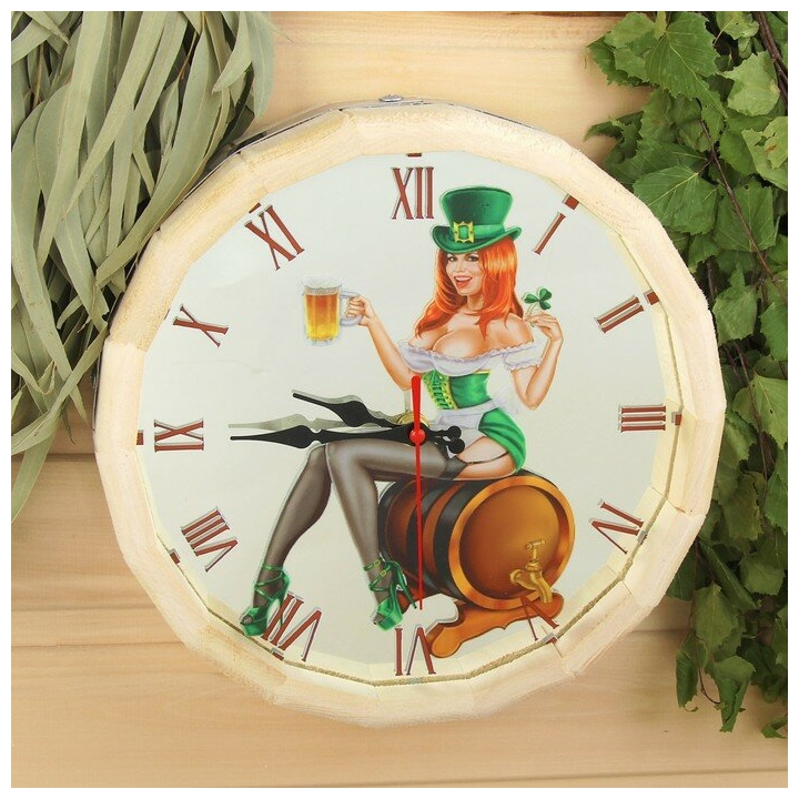 Часы для бани Добропаровъ Роковая дама с зеркалом