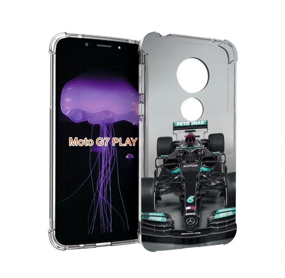 

Чехол MyPads формула 1 мерседес для Motorola Moto G7 Play, Прозрачный, Tocco