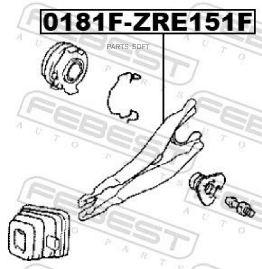 Вилка Сцепления Febest 0181fzre151 Febest арт. 0181FZRE151