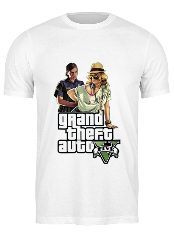 

Футболка мужская Printio Gta v белая XL, Белый, Gta v