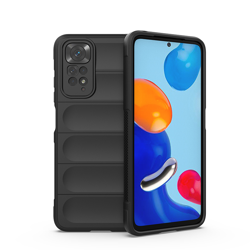 

Противоударный чехол Flexible Case для Xiaomi Redmi Note 11/11S, черный, Flexible Case