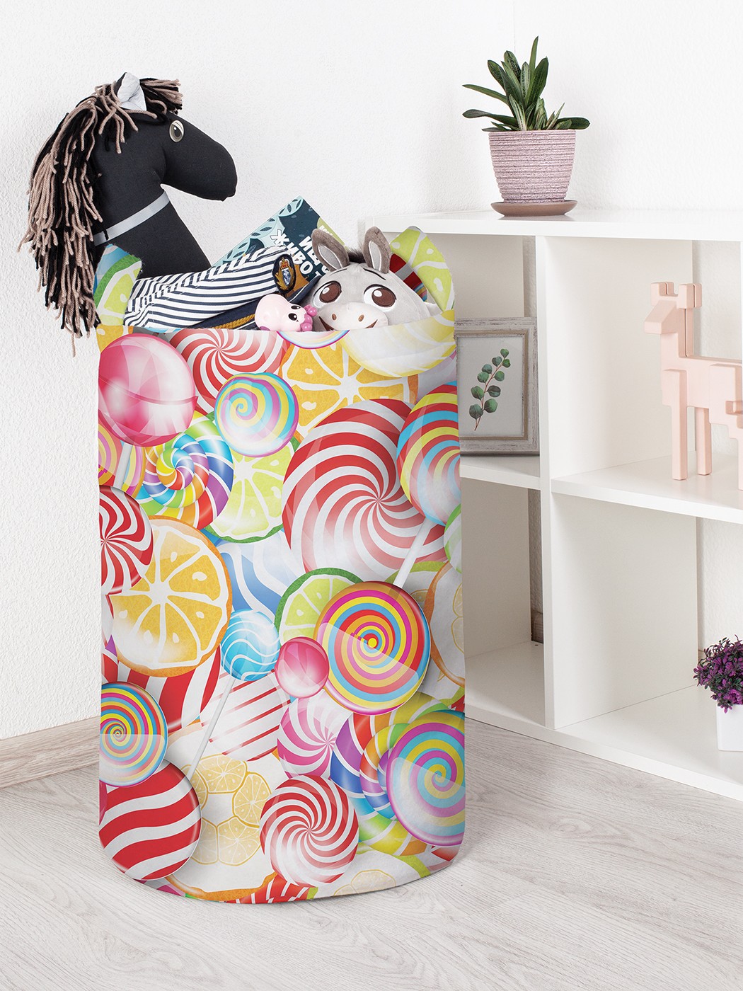 

Корзина для игрушек JoyArty 40x60 см toba_20933_L, Красный