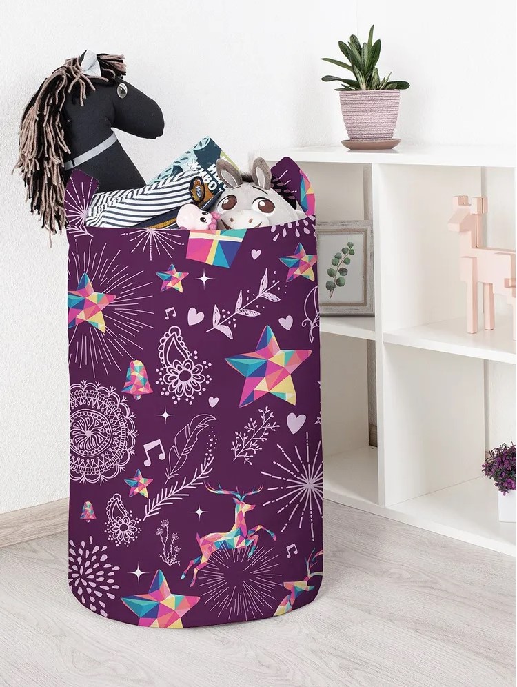 

Корзина для игрушек JoyArty 40x60 см toba_378418_L, Фиолетовый