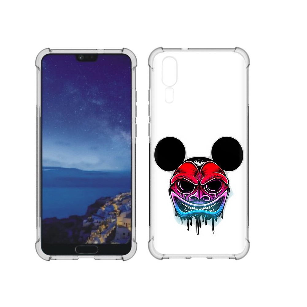 

Чехол MyPads Tocco для Huawei P20 микки в маске (PT108006.52.473), Прозрачный, Tocco