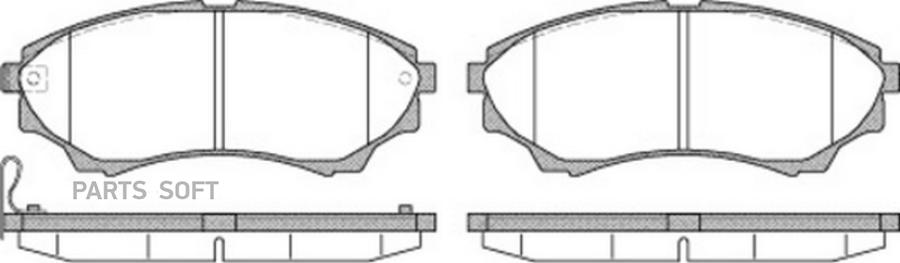 

Тормозные колодки Stellox 1162000SX