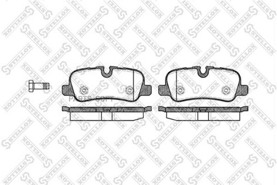 

Тормозные колодки Stellox 1170000SX