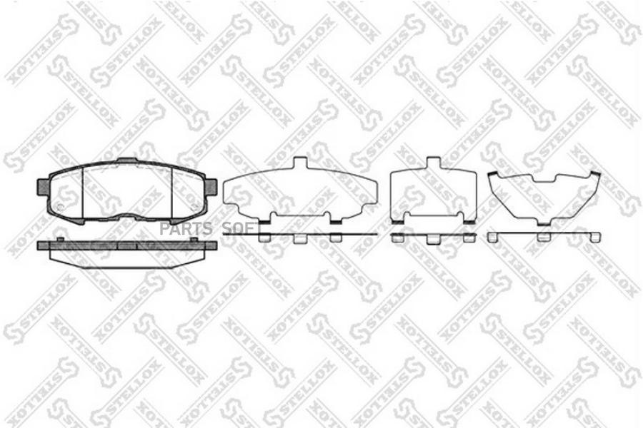 

Тормозные колодки Stellox 1171000SX