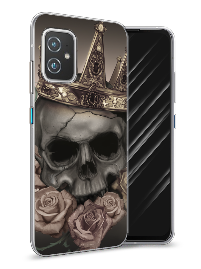 

Чехол Awog на Asus ZenFone 8 "Череп 22", Серый;черный;бежевый, 44450-9