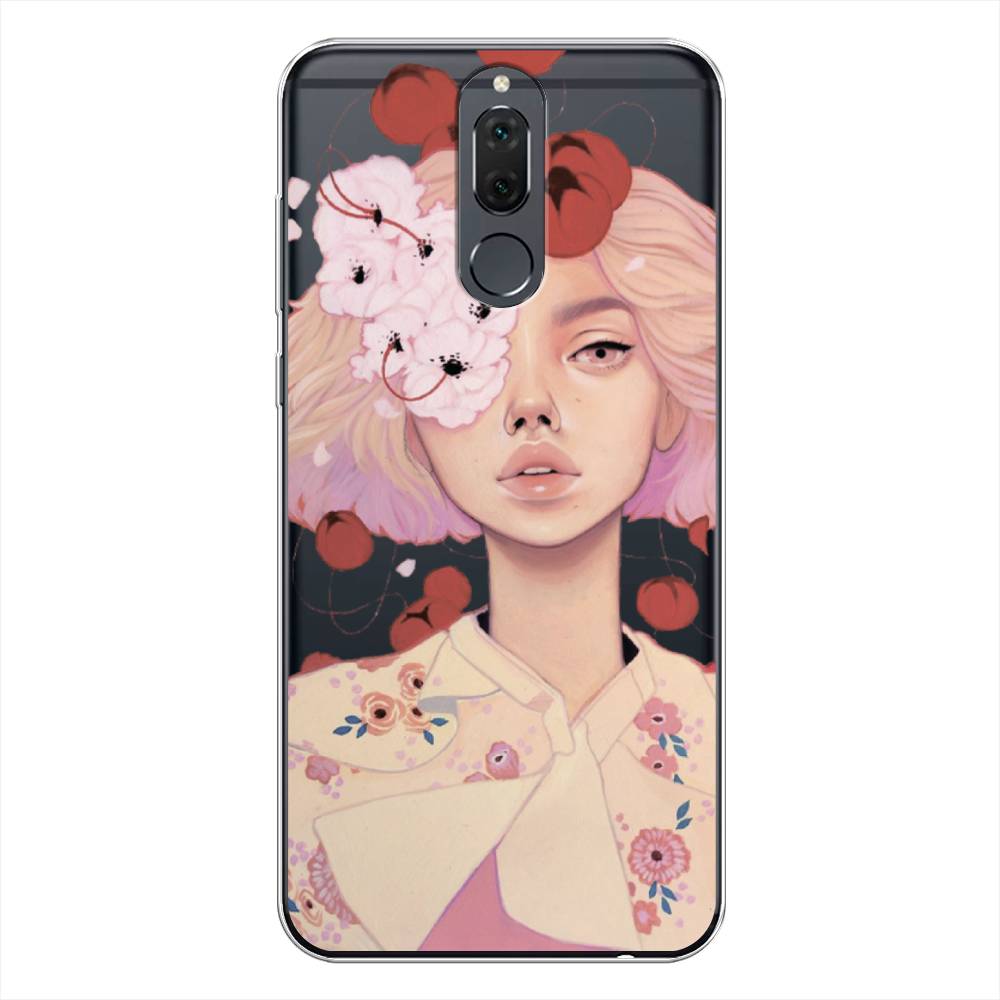

Чехол Awog на Huawei Nova 2i "Цветочная анархия", Бежевый;розовый;красный, 64150-7