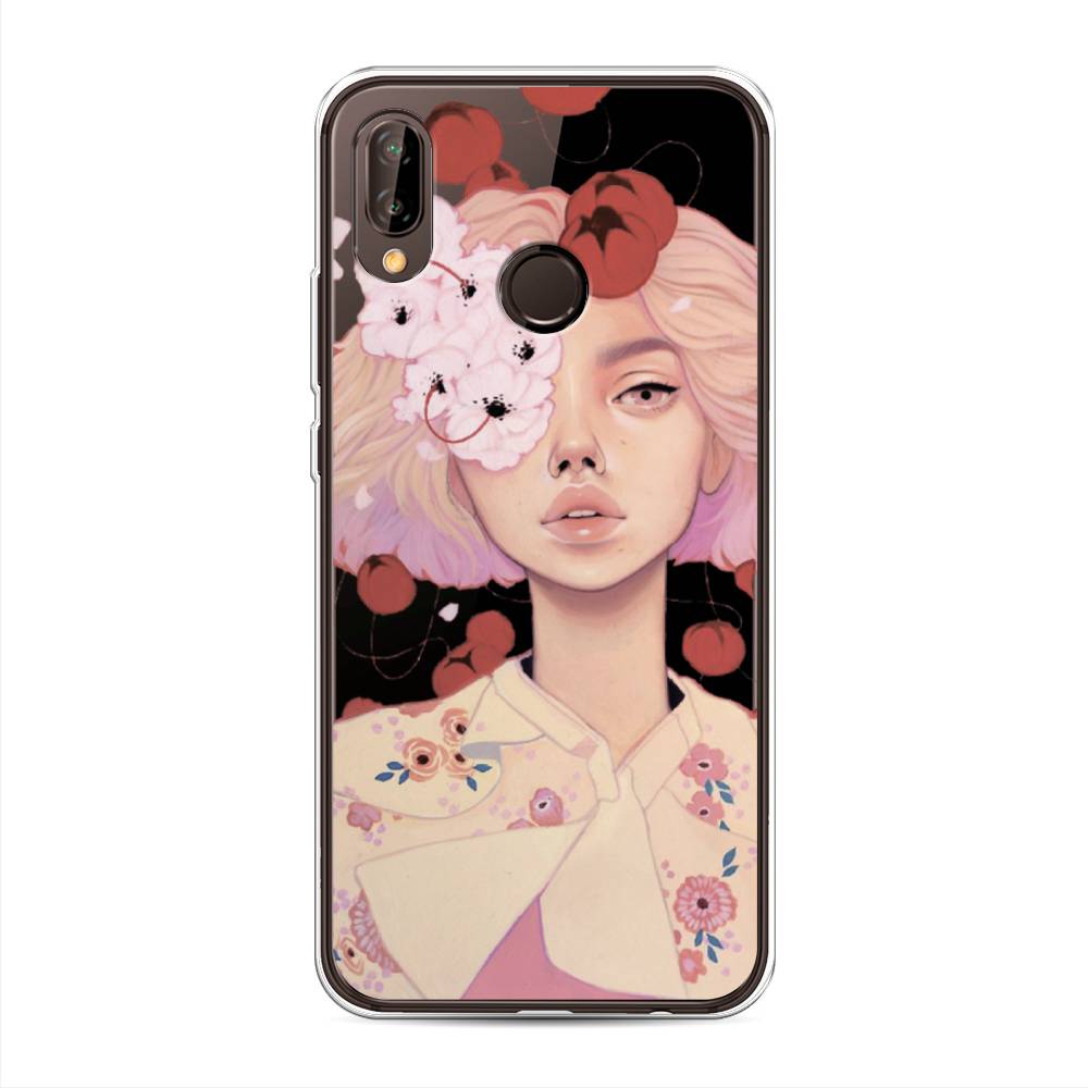 

Чехол Awog на Huawei Nova 3 "Цветочная анархия", Бежевый;розовый;красный, 66150-7