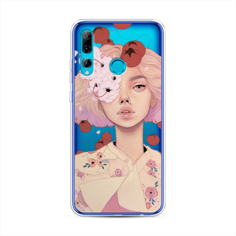

Чехол Awog на Huawei P Smart Plus 2019 "Цветочная анархия", Бежевый;розовый;красный, 69250-7