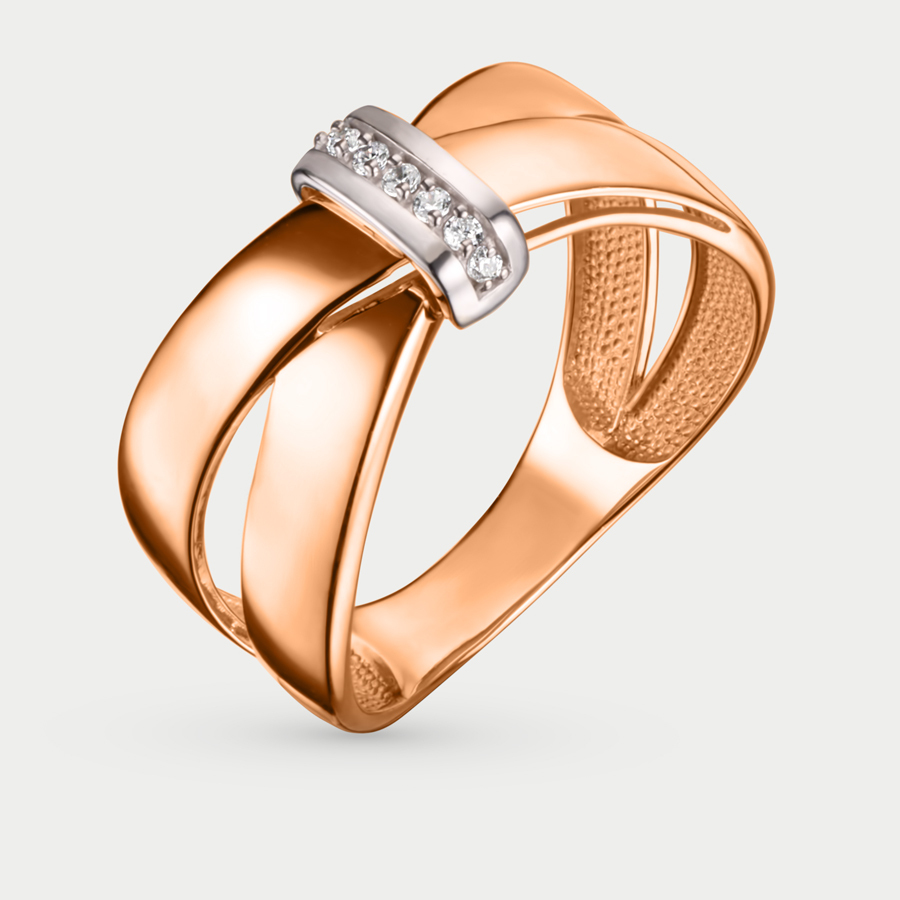 

Кольцо из красного золота р. , Династия 027071-1102, фианит, 027071-1102