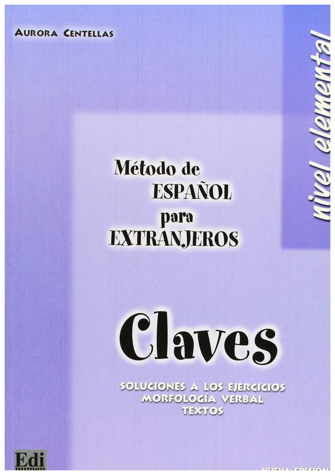 

Metodo de espanol para extranjeros Nivel elemental Libro de claves