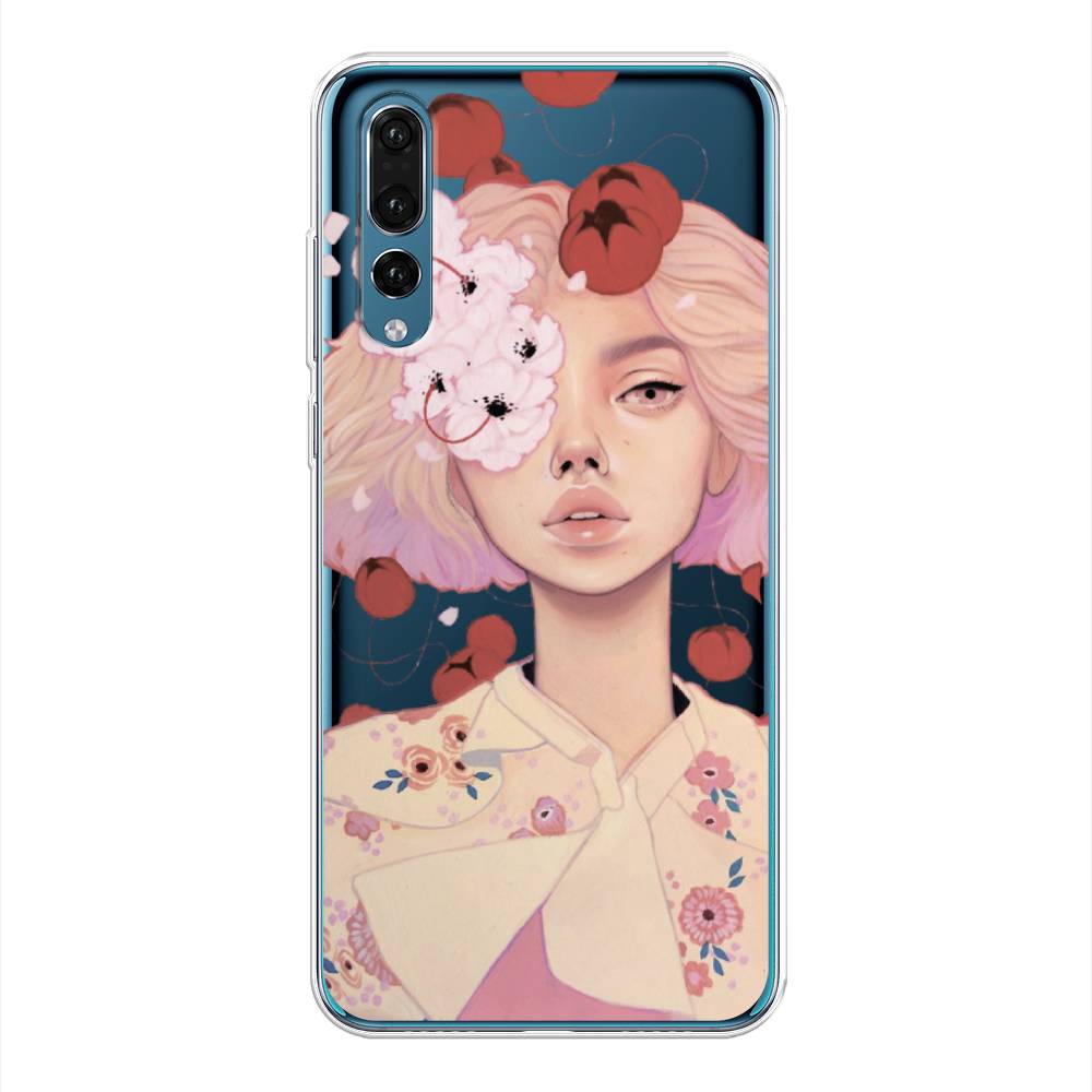 

Чехол Awog на Huawei P20 Pro "Цветочная анархия", Бежевый;розовый;красный, 65050-7