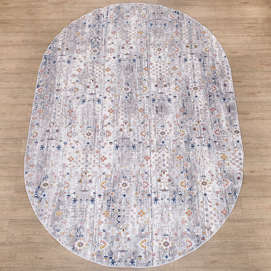 

Ковёр Kitroom Color 80x150 овальный серый K024B