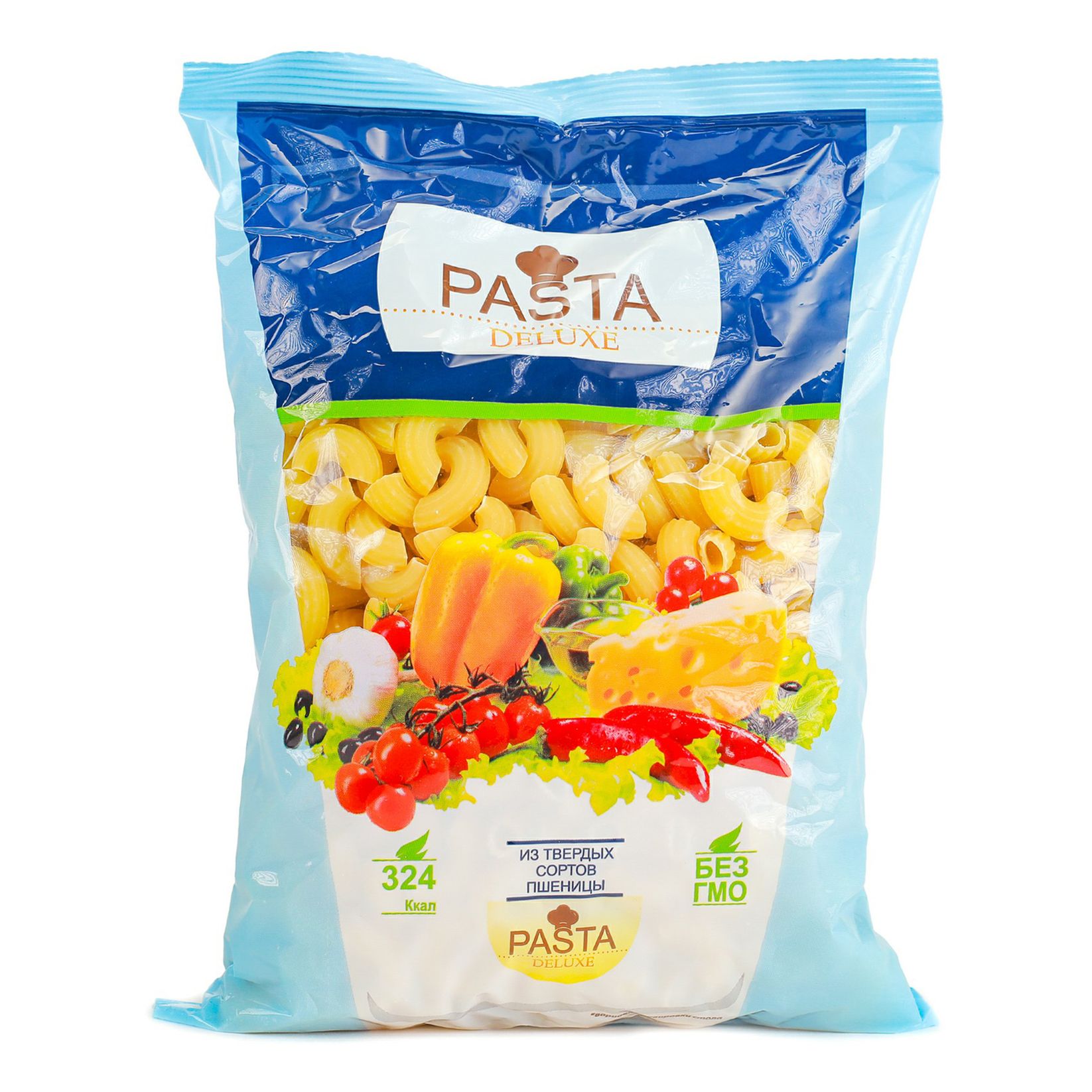 

Макаронные изделия Pasta Deluxe Рожки рифленые группа А 900 г