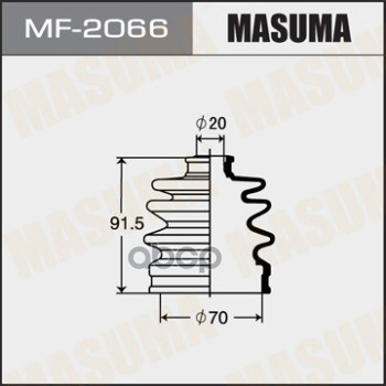 

MASUMA 'MF2066 Пыльник ШРУСа 1шт