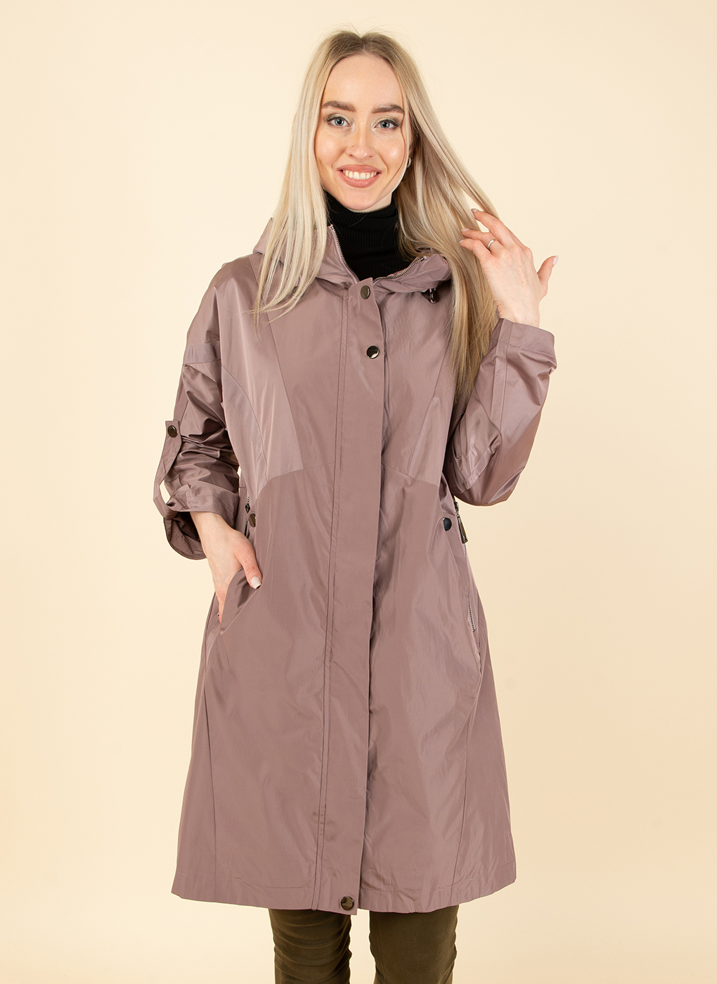 

Плащ женский WINTERRA 53850 розовый 42 RU, 53850
