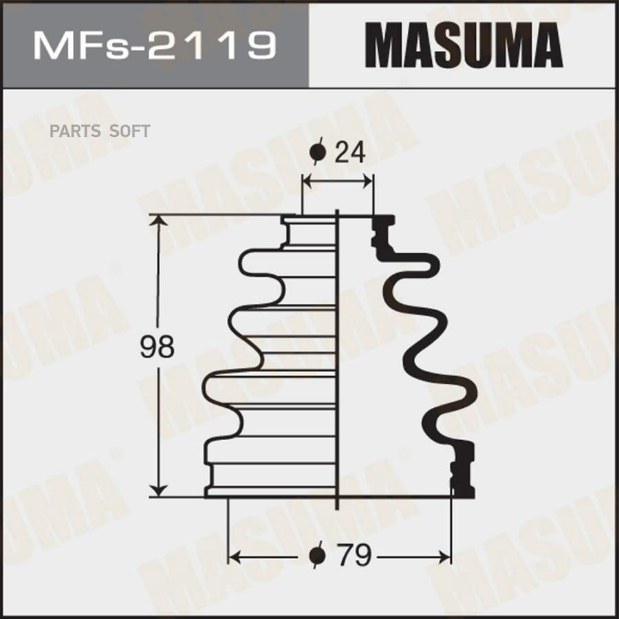 

MASUMA 'MFS2119 Пыльник шруса пер. наруж. 1шт